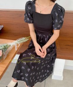 マキシ | ワンピース レディース 40代 春夏 きれいめ 膝丈ワンピース 半袖 花柄ワンピース オシャレ 通勤 結婚式 お出かけ 大人 韓国風 30代 カジュアル 着痩せ 50代