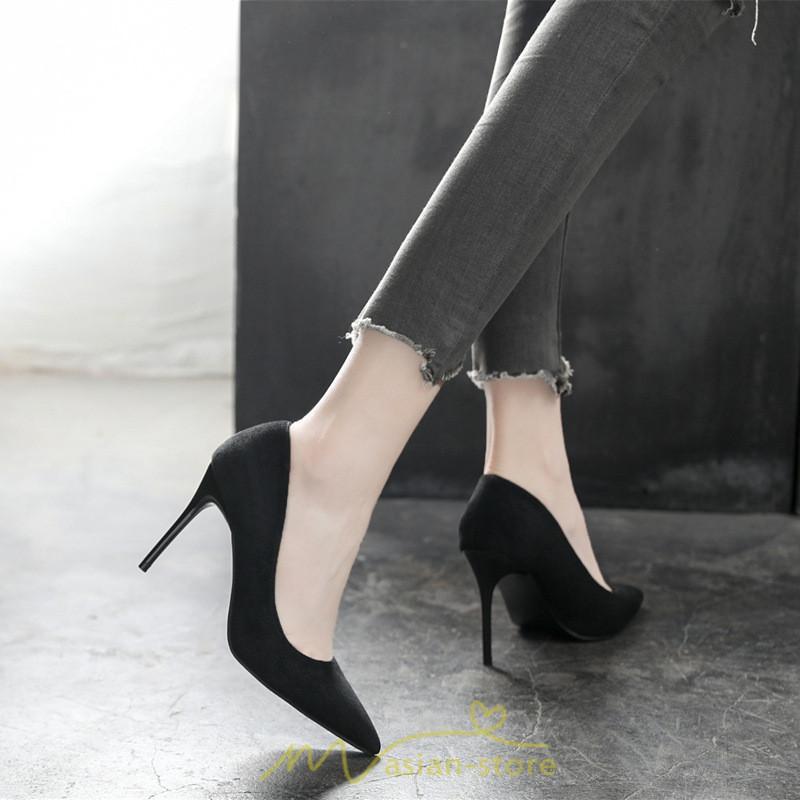 パンプス | ハイヒール ヒール エナメル スエード 選べる2タイプ 黒 ブラック ベージュ 卒業式 入学式 レディース 就職 お仕事 オフィス おしゃれ リクルート