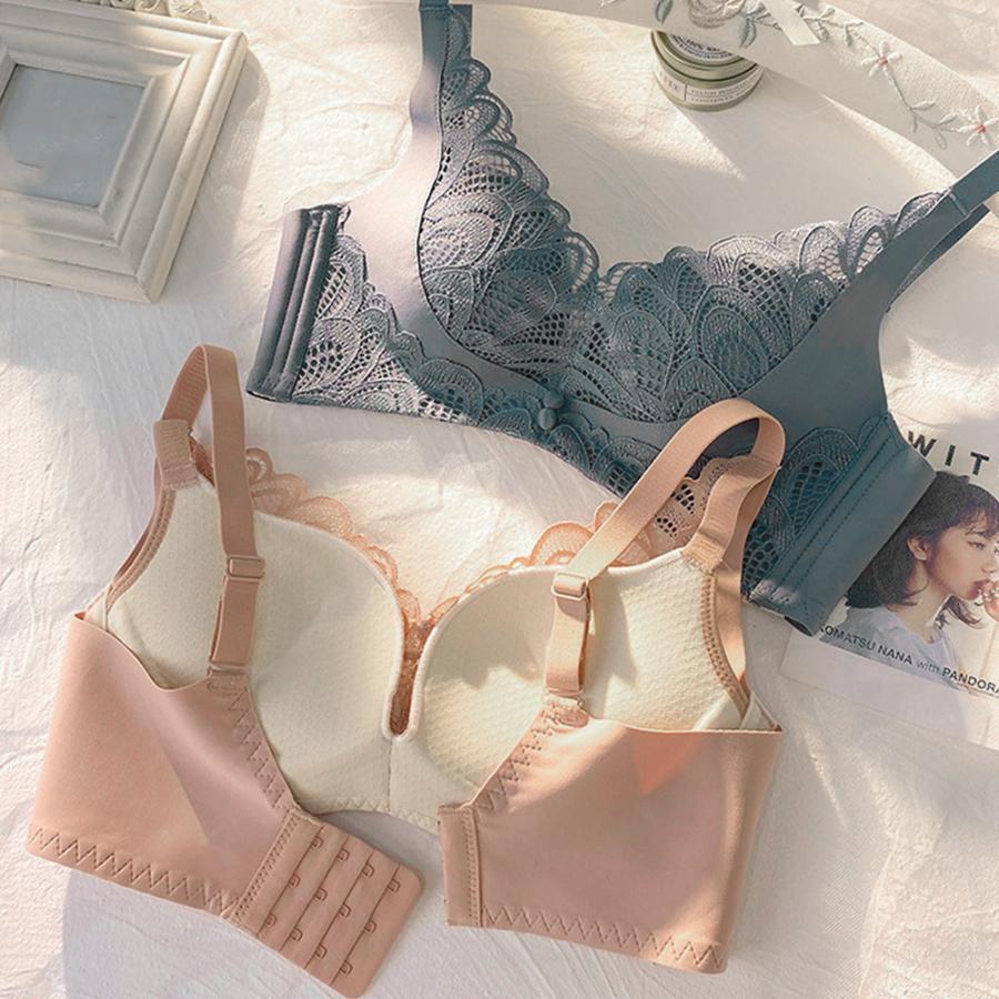 キャミソール | ブラショーツセット ノンワイヤー ブラジャーショーツセット ランジェリーセット バスト盛れるレース 美胸インナー セクシー