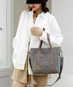 女性用バッグ | ショルダーバッグ レディース 斜めがけ 2way キャンバス 帆布 大きめ ハンドバッグ トートバッグ おしゃれ 多機能 上品 20代30代40代50代 かわいい トレンド