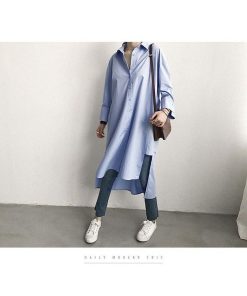 シャツ・ブラウス | ワンピース 秋服 レディース 長袖ワンピース シャツワンピース ロングシャツ ゆったり ブラウスシャツ 通学通勤 20代30代 40代50代 無地 トップス