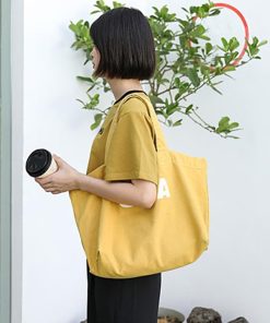 トートバッグ | ロゴ キャンバス 韓国風