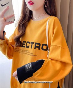 パーカー | トレーナー レディース スウェット 大きいサイズ 韓国 トップス 長袖 おしゃれ 秋冬 送料無料 プルオーバー ゆったり トップス クルーネック Tシャツ