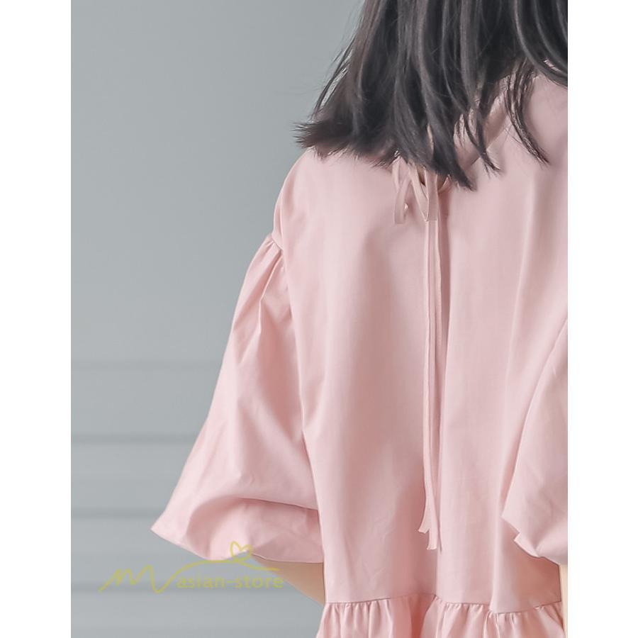 tシャツ・カットソー | Tシャツ レディース トップス サマー 半袖 無地 ゆったり ゆったり 可愛い フェイク 春物 夏服 カットソー 20代30代40代 ブラウス 薄手 体型カバー シンプル