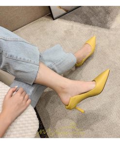 パンプス | 痛くない ハイヒール 黒 黄色 歩きやすい ポインテッドトゥ 5.5cm7.5cm 冠婚葬祭 脱げない 軽量 走れる リクルート OL 通勤 シューズ レディース 面接