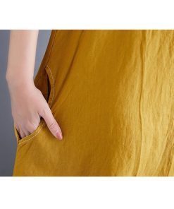 マキシ | キャミソールワンピース リネンワンピース ロングワンピース Aラインワンピース ワンピース キャミソール 大人 20代30代 無地 通学通勤 可愛い 夏秋物