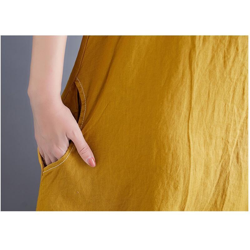 マキシ | キャミソールワンピース リネンワンピース ロングワンピース Aラインワンピース ワンピース キャミソール 大人 20代30代 無地 通学通勤 可愛い 夏秋物
