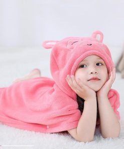 （子供）その他 | もこもこ フード付き バスタオル 速乾