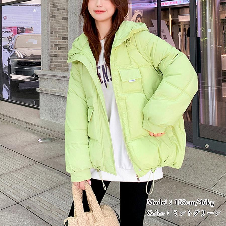 ジャケット・ブルゾン | 中綿フェイクダウンジャケット フード付き
