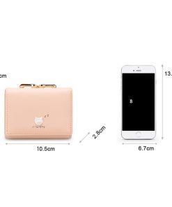 さいふ　バッグ | 三つ折り財布 レディース 財布 小銭 カード入れ ポーチ サイフ ウォレット 可愛い財布 女性用ミニ財布 合皮レザー ピンク イエロー 軽量 使いやすい