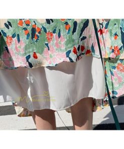 スカート | フレアミモレ丈 Aライン ウェストゴム 花柄 ロング 体型カバー レディース きれいめ 20代30代40代 通勤通学 上品 カジュアル マキシレトロ風