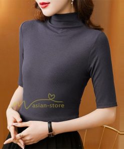 tシャツ・カットソー | トップス カットソー インナー Tシャツ レディース 五分袖 春 カジュアル おしゃれ 女性用 シンプル 着痩せ 20代30代40代50代 ホワイト ブラック 夏物 無地