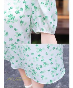 ミディアム | サマーワンピース レディース 着痩せ 半袖 花柄 ワンピース バックファスナー ワンピース 膝丈 ミディアムワンピース 上品 通勤通学 30代 上品 40代 お出かけ