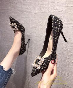 パンプス | 大きいサイズ走れる ヒール レディース 結婚式 通勤 二次会 小さいサイズ 20.5cm 26.5cm ハイヒール ポインテッドトゥ 30代 仕事 大人 面接