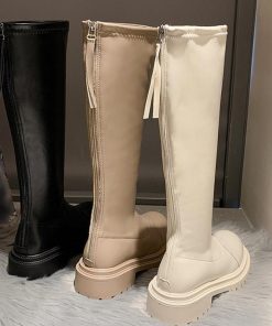 ニーハイブーツ | ロングブーツ レディース 厚底ブーツ韓国