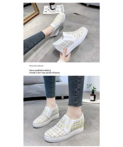 スニーカー | スリッポン レディース おしゃれ 紐なし インソール スリッポン大人カジュアル 厚底スニーカー 厚底スリッポン ローカットスニーカーレディース