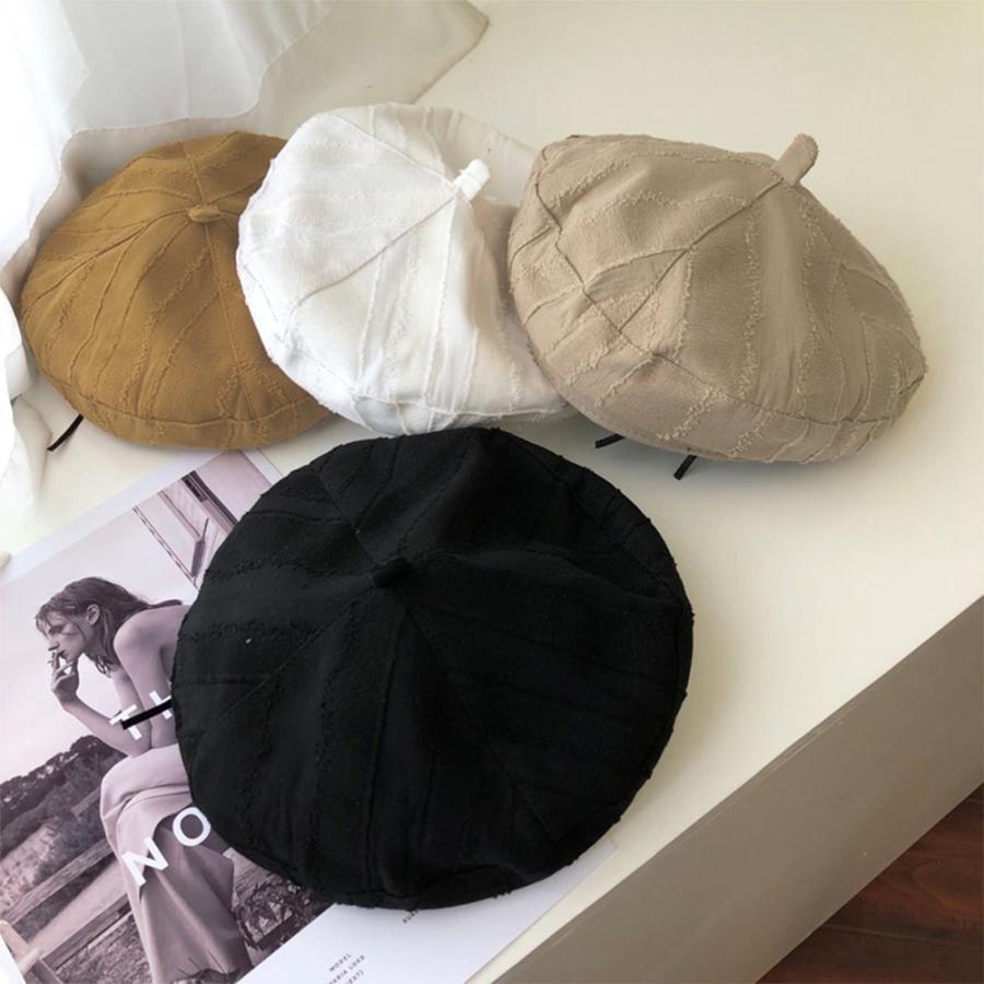 ベレー帽 | 帽子 シンプル レディース 大人 トレンド感 カジュアル ハット おしゃれ キャップ 可愛い