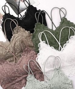 キャミソール | ナイトブラ チューブトップ ノンワイヤー カップ付き バッククロス ブラトップ 総レース レディース