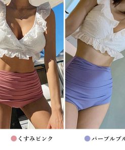 ビキニ | ハイウエスト水着セット レディース韓国風