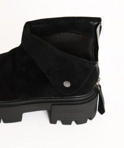 ショートブーツ | 厚底 バックジップ 韓国