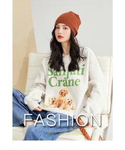 パーカー | レディース 秋 冬 トップス 長袖 アウター 50代 40代 30代 20代 おしゃれ トレーナー アニマル柄 可愛い 体型カバー あったか 動物柄 通勤 通学