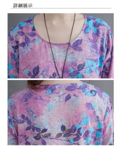 マキシ | ロングワンピース 大きいサイズ レディース 細見え 着痩せ 美シルエット セクシー 女子力 トレンド 海外セレブ オトナ女子 花柄 大人 紫 体型カバー ぽっちゃり