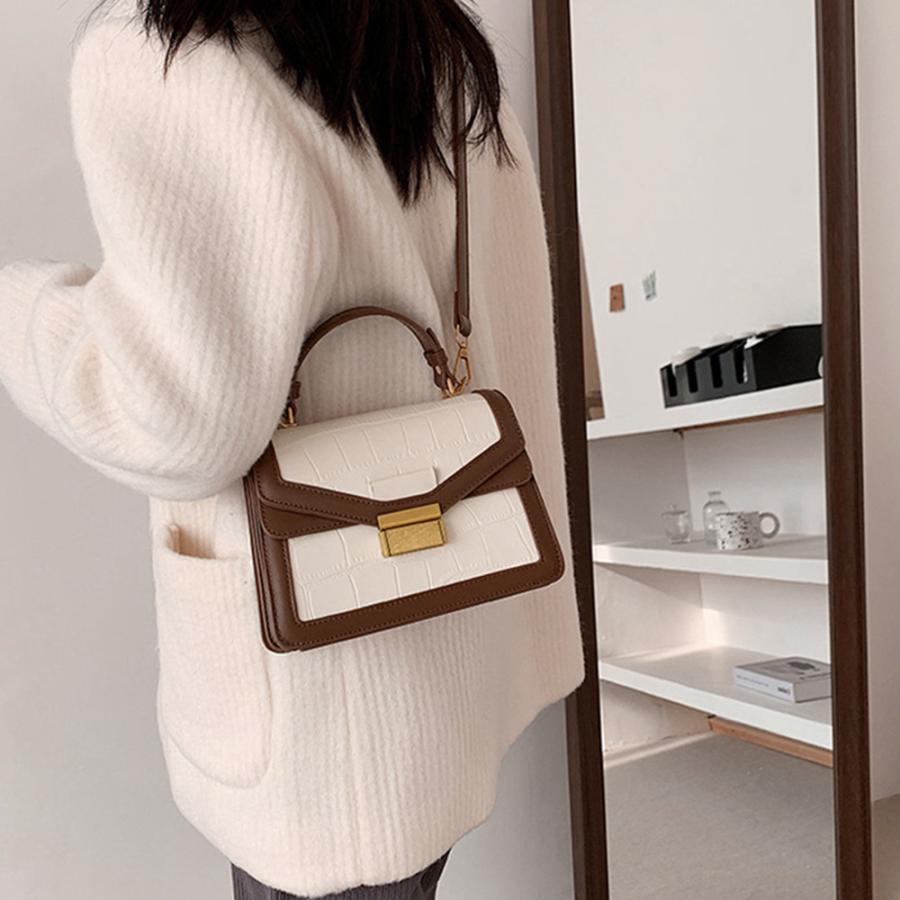 ショルダーバッグ | クロコ型押し 韓国風