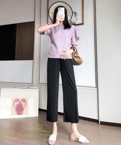 パンツ レギンス | マタニティ ワイドパンツ ガウチョパンツ 着痩せ 無地 着痩せ ゆったり マタニティパンツ パンツ マタニティウェア 日常 夏新作 おしゃれ サマー サマーパンツ