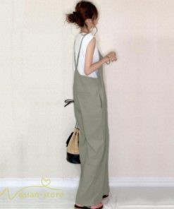 オーバーオール サロペット | オールインワン レディース サロペット シンプル つなぎ きれいめ パンツ 20代 30代 無地 可愛い ロングパンツ 上品 かわいい 5色展開 フリーサイズ シンプル