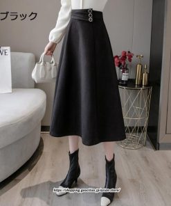 スカート | レディース ロング フレア Aライン 秋冬 送料無料 無地 きれいめ 30代 40代 50代 着やせ 上品 通勤 通学 秋冬 2022新作 キレイめ 暖か 通勤 ラシャ