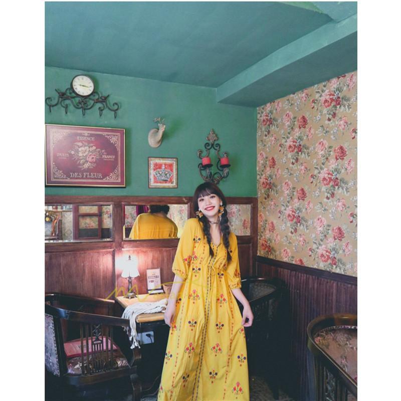 マキシ | ロングワンピース ワンピース ロングワンピ レディース マキシ丈 ワンピ Aライン 体型カバー 無地 ゆったり おしゃれ きれいめ 夏 上品 ボヘミア風 30代 40代