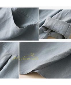 ミディアム | シャツワンピ 2WAY カーディガン 長袖 ロング 無地 体型カバー ワンピース アウター レディース ロングシャツ チュニック トップス 綿麻混ワンピース 冷房対策