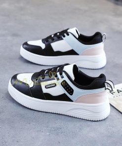 スニーカー | スニーカー レディース レディースシューズ ローカット 靴 フラットシューズ ぺたんこ ウォーキングシューズ Pu革 厚底スニーカー 厚底靴 美脚 歩きやすい