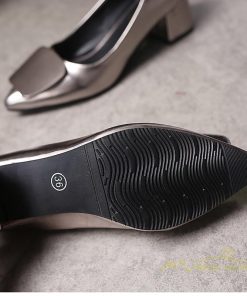 パンプス | レディースシューズ PUレザー 靴 ポインテッドトゥ 歩きやすい 疲れない 痛くない 太めヒール エレガント アウトドア オフィス 通勤 春夏秋 新作