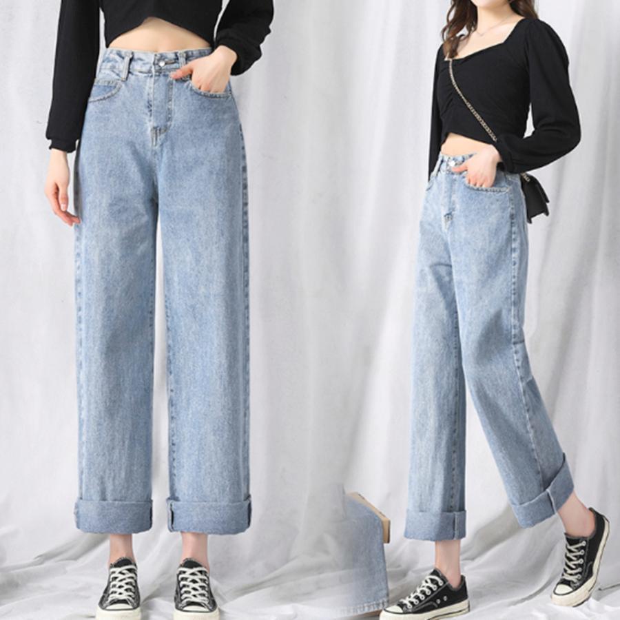 デニム | デニムワイドパンツハイウエストレディース