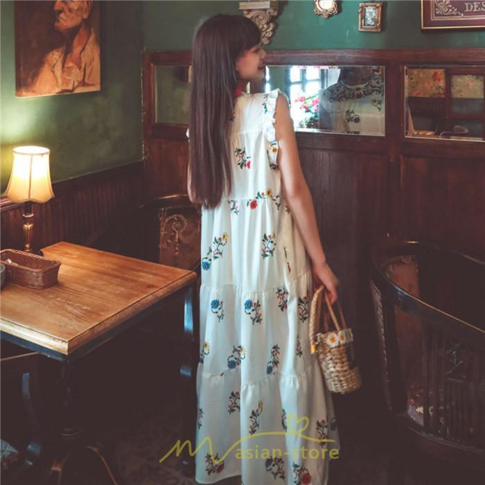 マキシ | ワンピース 夏 レディース リゾートワンピ ロングワンピース きれいめ 夏ワンピ エスニック 花柄 ノースリーブ 海外旅行 レトロ 夏服 ロング サマーワンピース