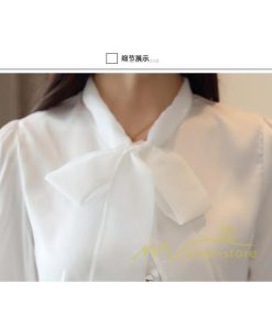 在庫ある | 短納期ブラウスレディースシャツ シフォンブラウス ビジネスカジュアルシャツトップス オフィスブラウス フォーマルシャツ 薄手 春夏衣装 リボン 通学通勤