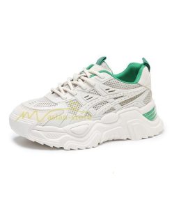 スニーカー | レディース 白 ダッドレディース 厚底 身長アップ ランニングシューズ 通気 厚底シューズ 厚底ダッドスニーカー 軽量 美脚 歩きやすい