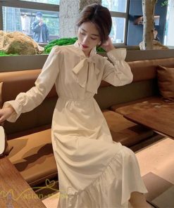 ミディアム | シャツワンピース ワンピース スプリングワンピース レディース 着痩せ 上品 長袖 気質 エレガント 大きいサイズ 通学 お出かけ Aラインワンピース 大人 通勤