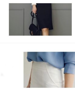 スカート | タイトスリット セクシーAライン 通勤 ハイウエスト 無地 レディース オフィス OL 膝丈大きいサイズ