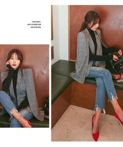 コート・ジャケット | 即日発送ポンチョコート マント ビジネスカジュアルウェア テーラードジャケット グレンチェック フォーマル レディース エレガント S XL L M 千鳥柄 長袖