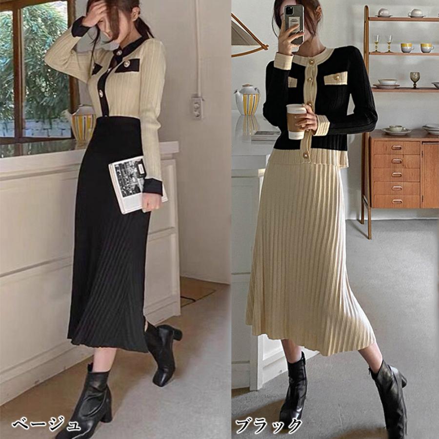 セットアップ | ニットレディース 韓国風