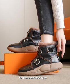 ブーツ | ムートンモカシン 冬靴 レディース 裏起毛 暖かい もこもこ 痛くない 人気 防寒 黒 白 冬 痛くない 歩きやすい 秋 おしゃれ