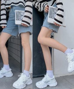 シューズ | 厚底 ダッドスニーカー レディース