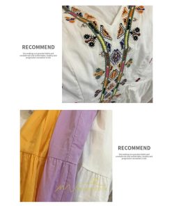 ミニ丈 | ワンピース レディース 夏 秋 ひざ上 カジュアル 大人 20代 30代 40代 50代 ママ 母 OL 謝恩会 食事会 個性的 民族風 三色展開 海外セレブ 女子会 上品