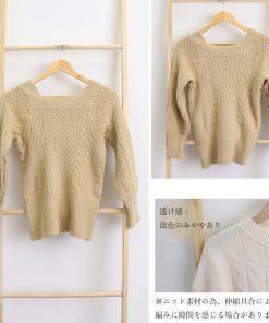 ニット・セーター | 韓国 ケーブルニット レディース 秋冬