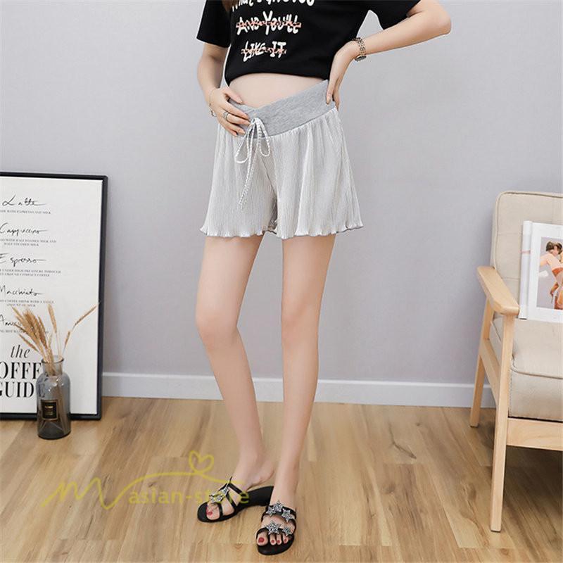 ショートパンツ | マタニティウェア パンツ マタニティパンツ サマーパンツ 夏 部屋着 カジュアル レディース ゆったり ウエスト調整 妊婦 マタニティ おしゃれ 大きいサイズ