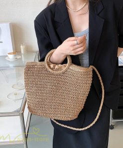 女性用バッグ | レディース バッグ かごバッグ ショルダーバッグ ストローバッグ 編み 小物 シンプル 軽量 大人 軽い 旅行 オシャレ 40代 可愛い 50代 30代