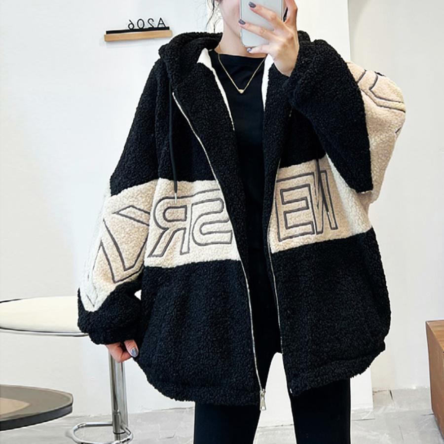 ジャケット・ブルゾン | ビッグロゴボアジャケットレディース冬