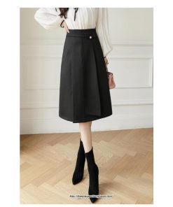 スカート | ミモレ丈ひざ丈レディース 無地 きれいめ 30代 40代 50代 着やせ 上品 通勤 通学 ラシャ 通勤 キレイめ 2022新作 暖か 秋冬